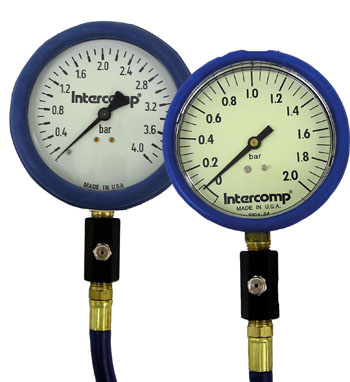 Manomètre de pression des pneus - 0-4 bars