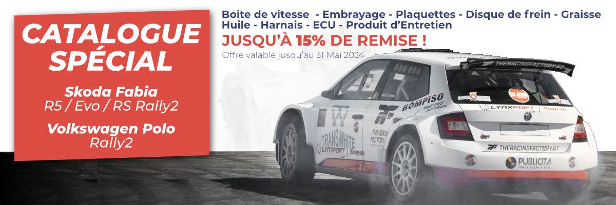 remise pièces rallye